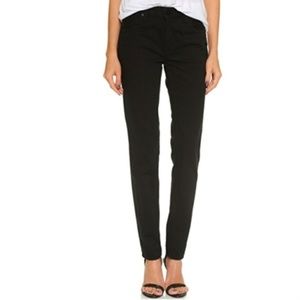Alexander Wang Black Pintuck Relaxed Skinny Jeans